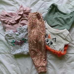 Infant girl 5 piece bundle all size 12 months